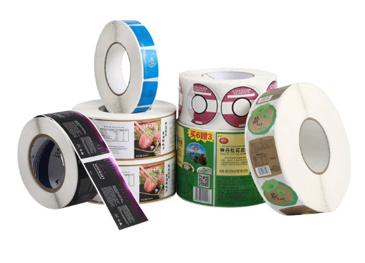 印刷好的不干胶标签