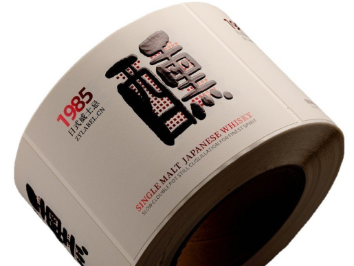 酒水包装用的不干胶标签