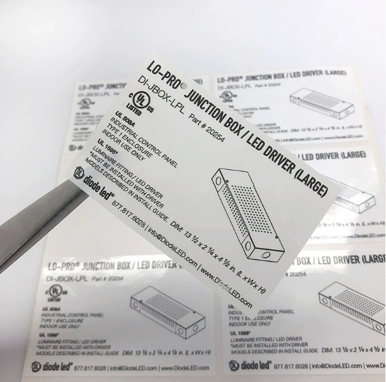 工业产品大量使用不干胶标签的原因