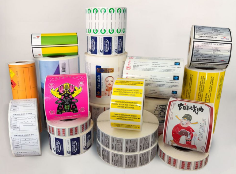 不干胶标签材质对打印效果的影响