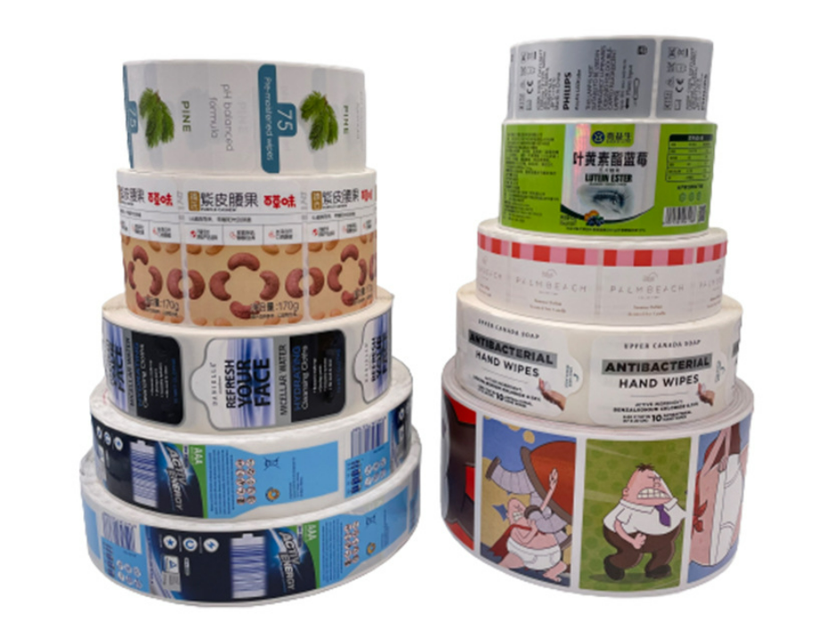 不规则表面不干胶标签贴标