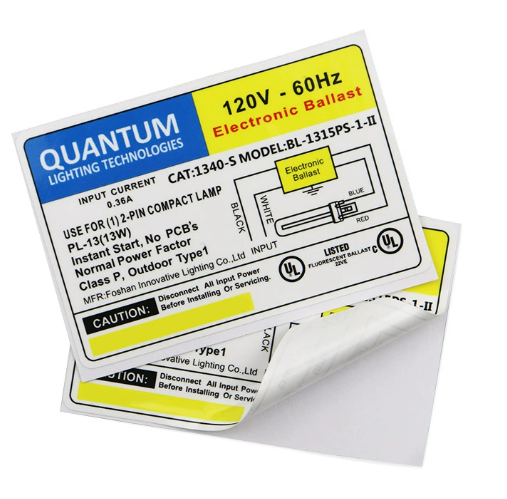 化工不干胶标签