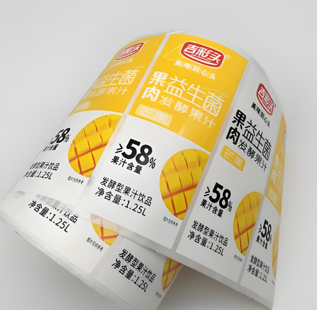 饮料包装不干胶标签