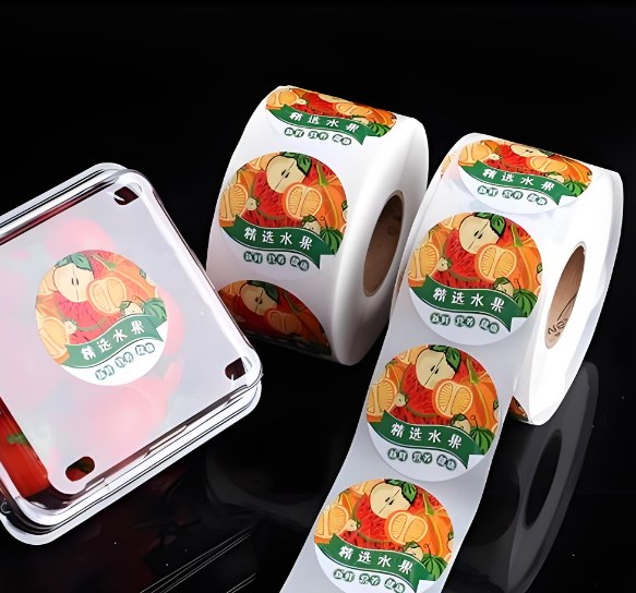 不干胶标签在生鲜分级管理中的作用