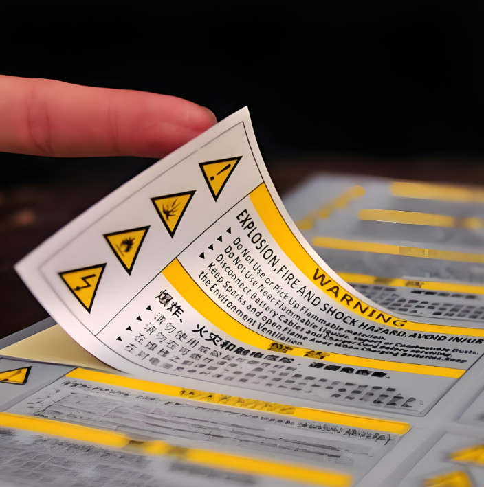 新能源不干胶标签