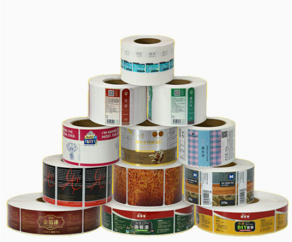 出口产品不干胶标签